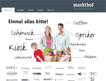 Tablet Screenshot of markthof.ch